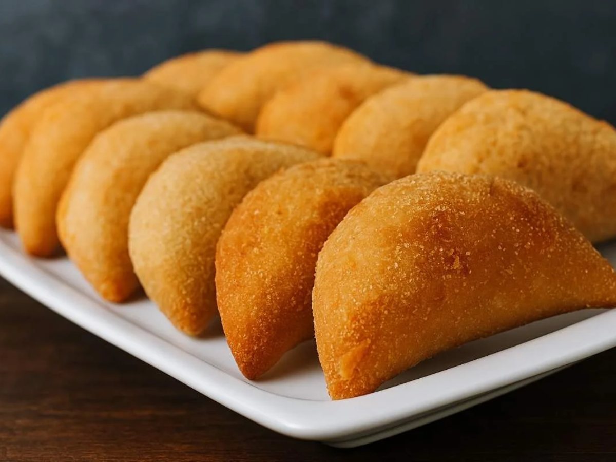 Risoles de carnde e de queijo